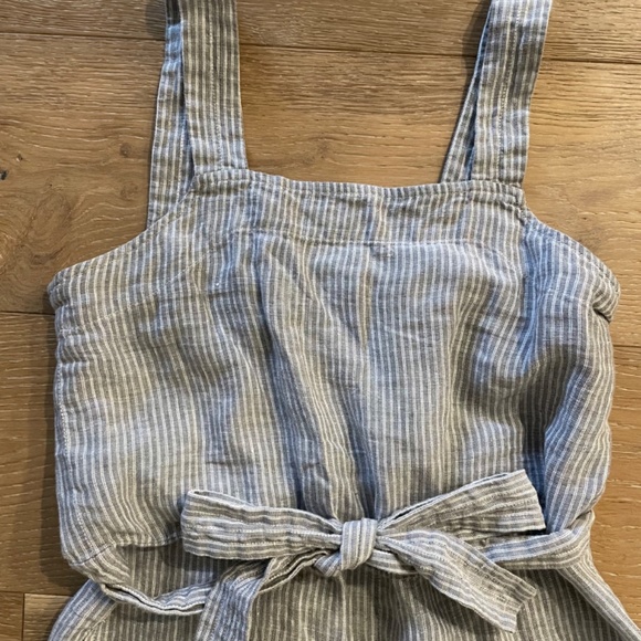 Everlane Linen Jumpsuit Square Neck - Picture 4 of 7